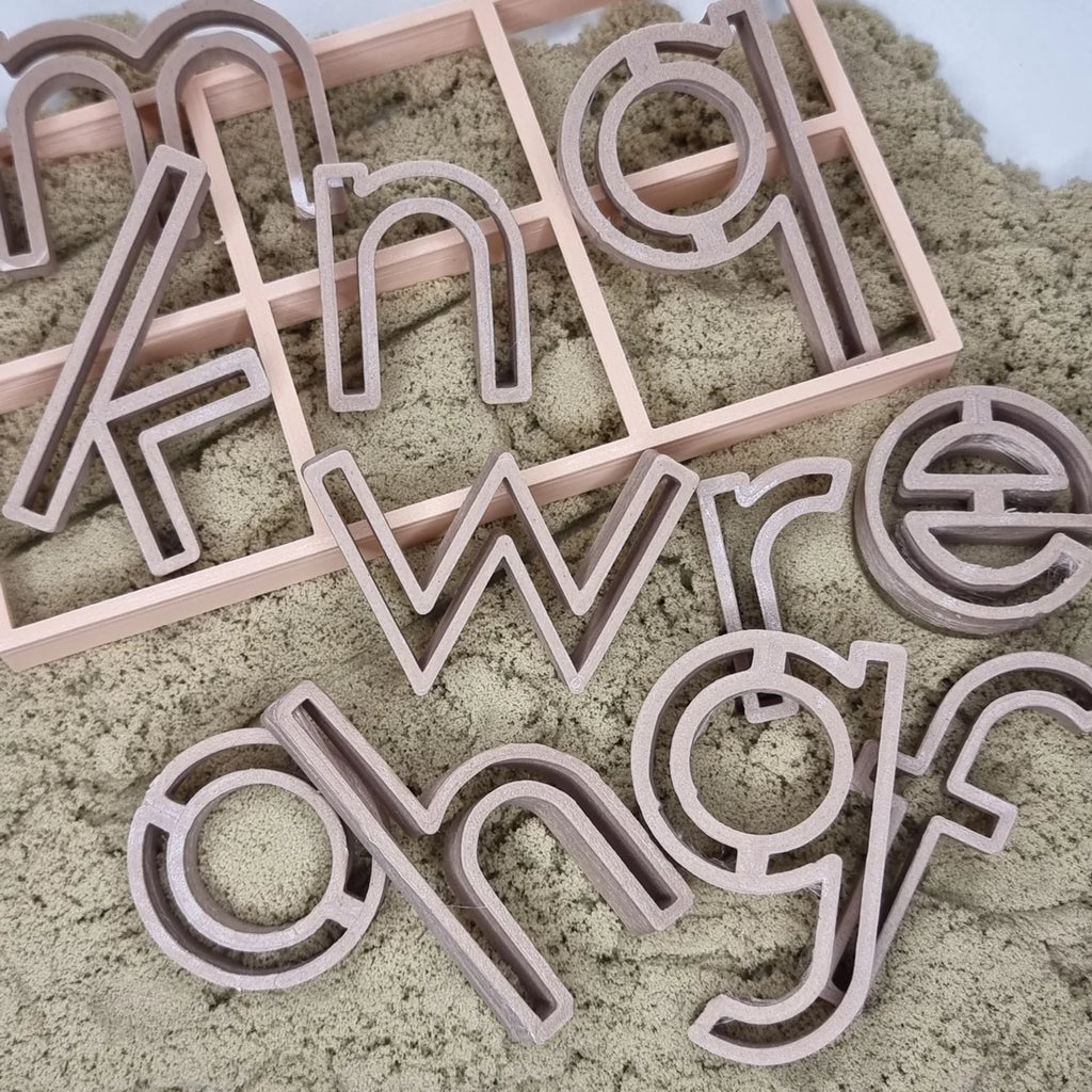 Grennn Vormpje Speelbaktoebehoren | Uitstekers School Letter Uitstekers