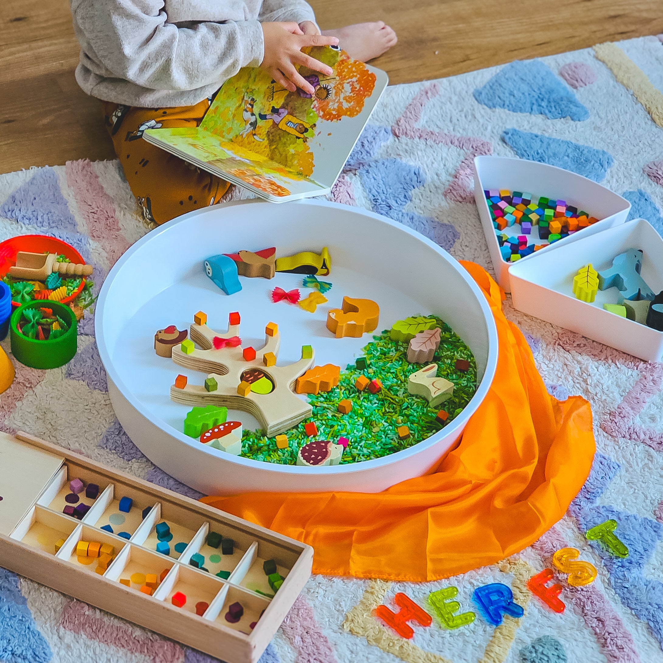 TickiT 73574 Discovery Rommelige Peuter-Kids Sensory Trays-Inspire Perfect voor Water en Zand Spelen TickiT 73574 Discovery Rommelige Peuter-Kids Sensory Trays-Inspire Perfect voor Water en Zand Spelen