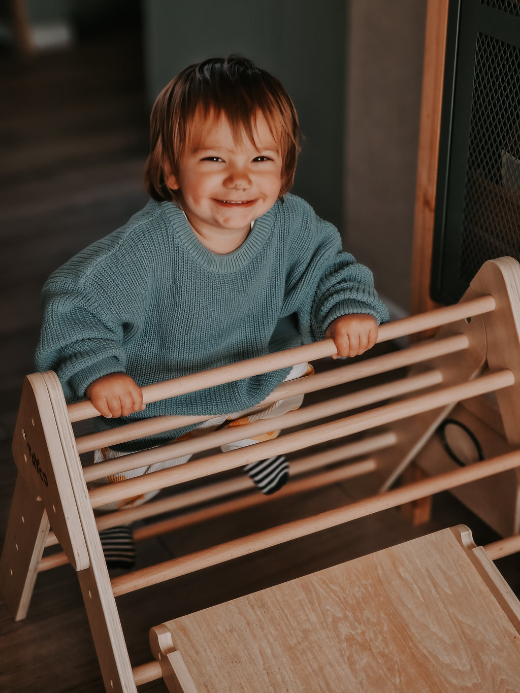 Tryco Houten Klimrek Met Glijbaan