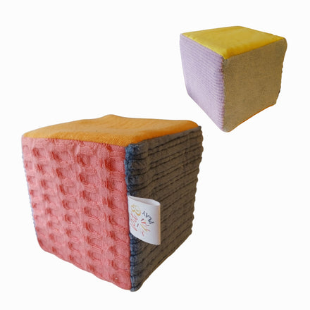 Pit & Play Regenboog Dobbelsteen | Pastel