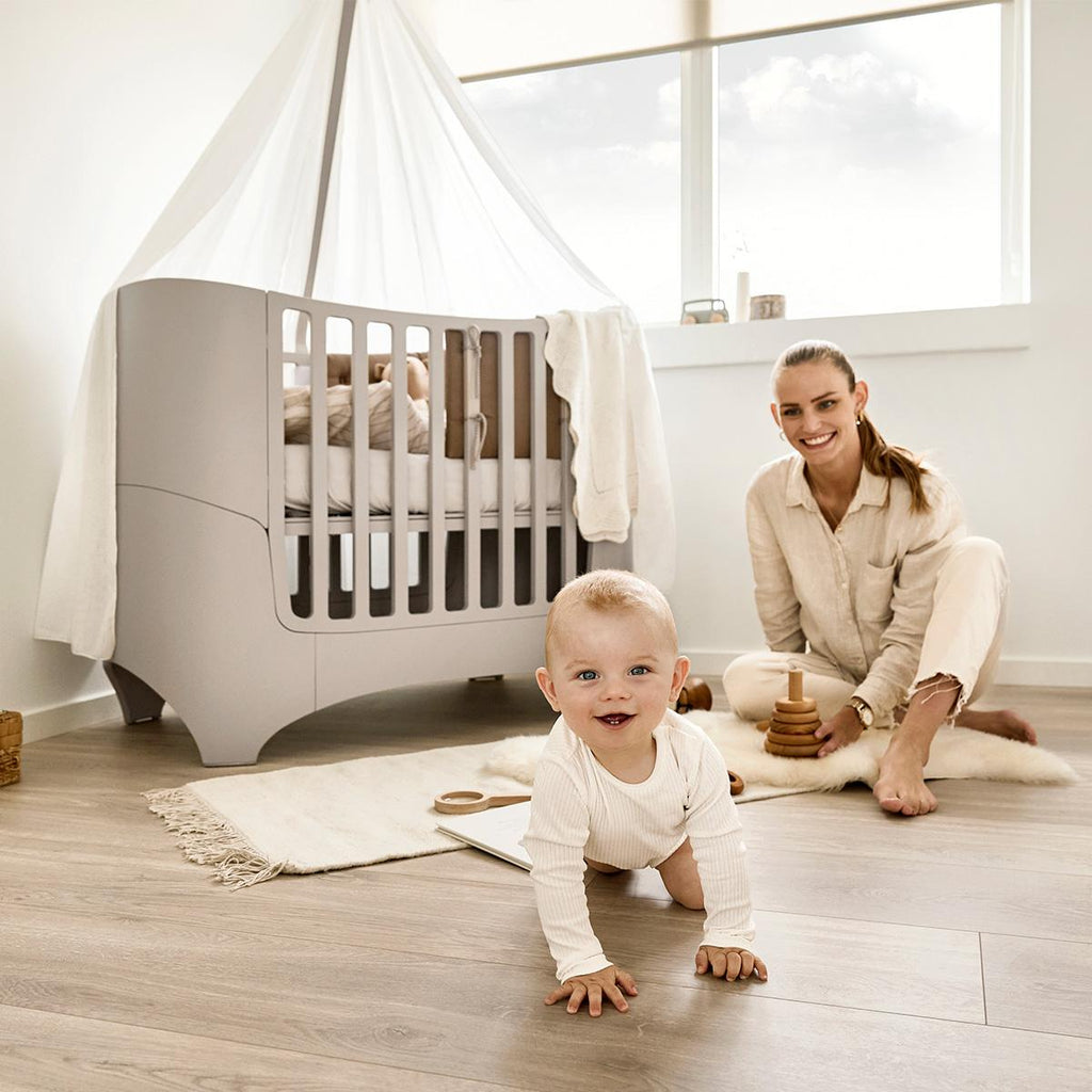 Leander Babybed Ledikant 0-3j | Cappuccino 70x120 cm
