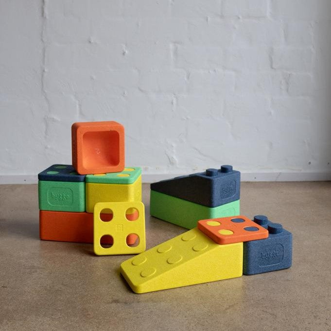 * Bygge Starterset Farvespil | 12 Stuks Tjark