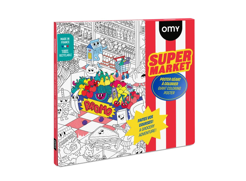 Omy Gigantische Kleurposter | Supermarkt