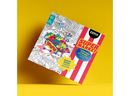 Omy Gigantische Kleurposter | Supermarkt