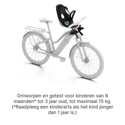 Thule Yepp Nexxt 2 Mini Fietsstoel Voorop I Aquamarine Blue