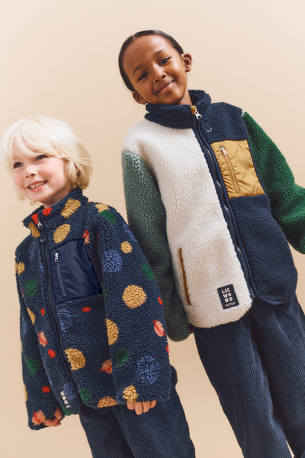 Liewood Nolan Pile Jacket | Universe / Classic Navy