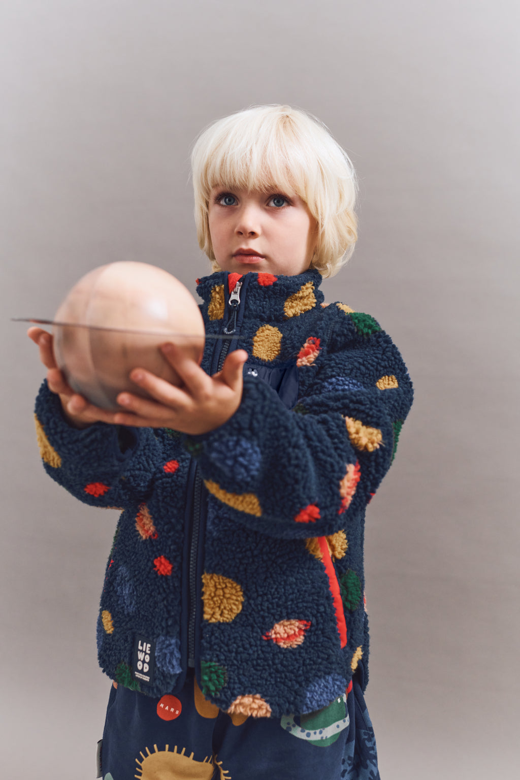 Liewood Nolan Pile Jacket | Universe / Classic Navy