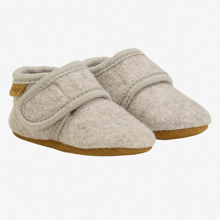 En Fant Baby Slofjes Wol | Sand Melange