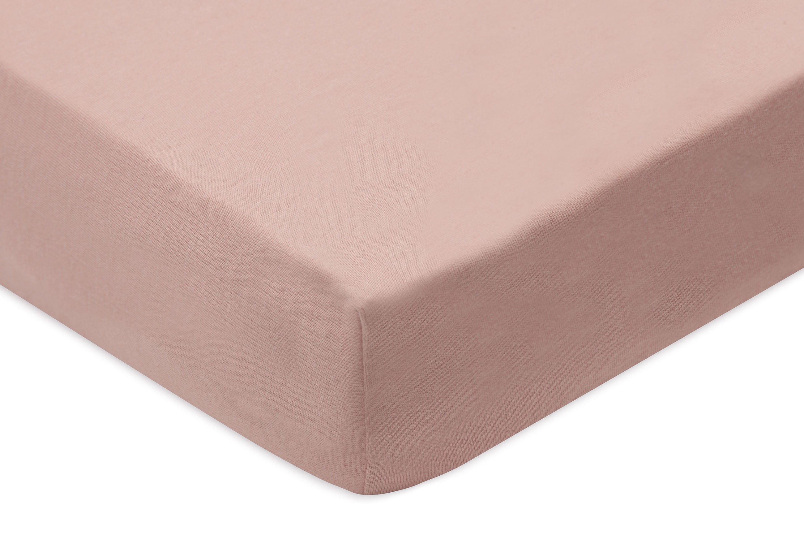 Jollein Hoeslaken Jersey 40/50x80/90cm 2ST | Wild Rose/Ivory