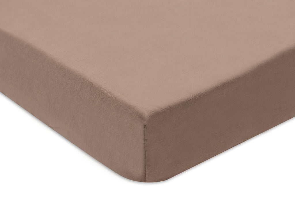 Jollein Hoeslaken Jersey 40/50x80/90cm 2ST | Milky Coffee/Ivory