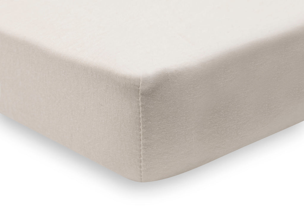 Jollein Hoeslaken Jersey 40/50x80/90cm | Hazel/Oatmeal (2pack)
