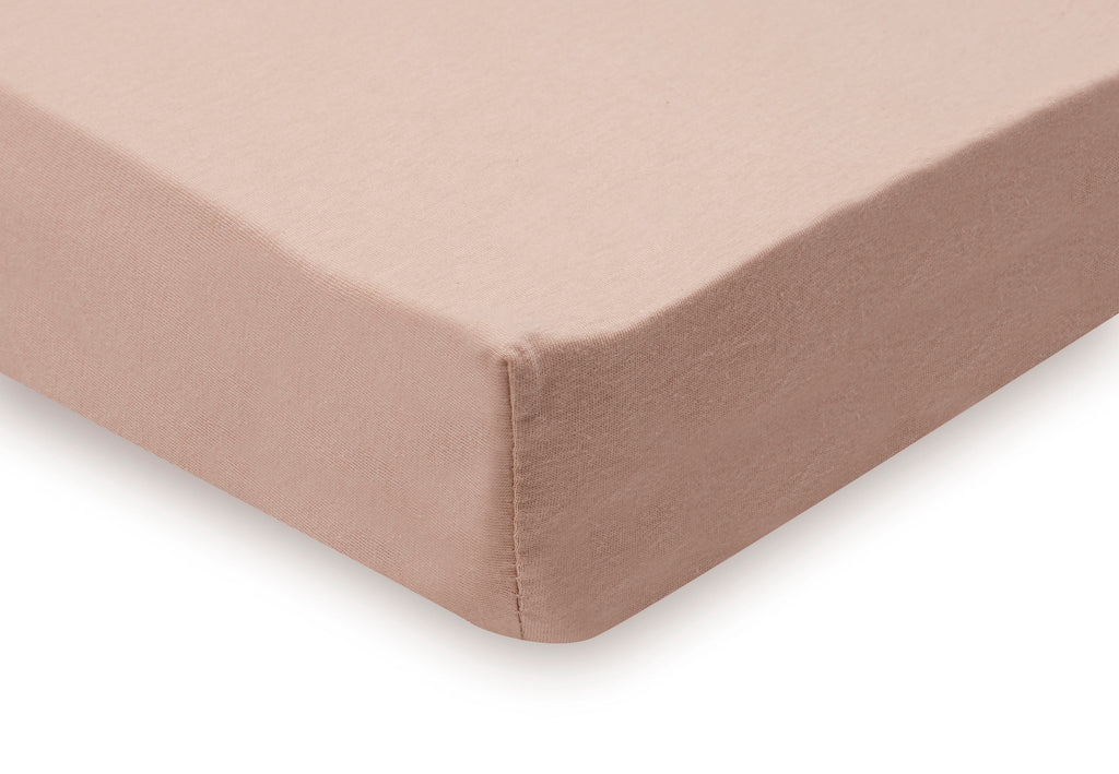 Jollein Hoeslaken Jersey 40/50x80/90cm | Light Terra/Oatmeal (2pack)