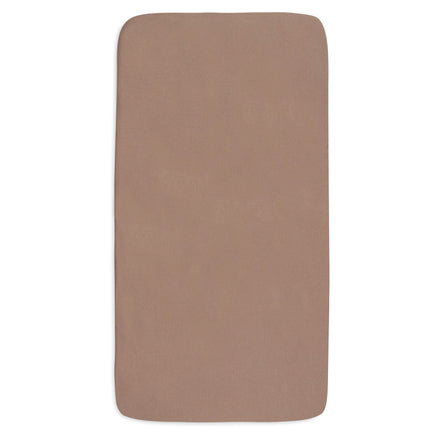 Jollein Hoeslaken Jersey 60x120cm | Milky Coffee/Ivory | 2st