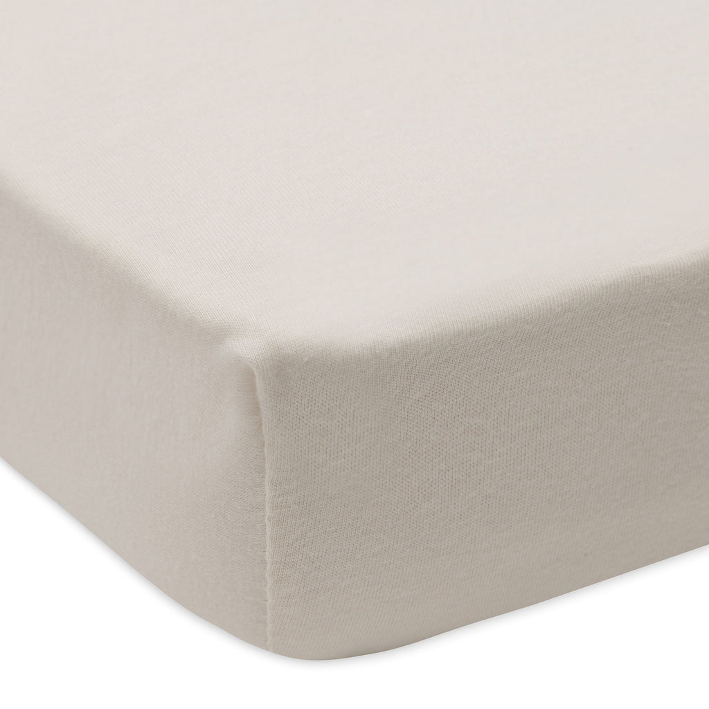 Jollein Hoeslaken Jersey 60x120cm | Milky Coffee/Ivory | 2st