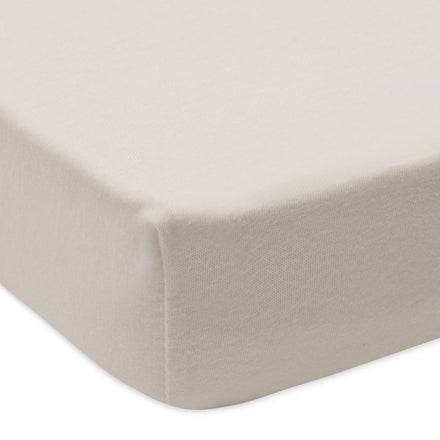 Jollein Hoeslaken Jersey 70/75x140/150cm 2ST | Wild Rose/Ivory