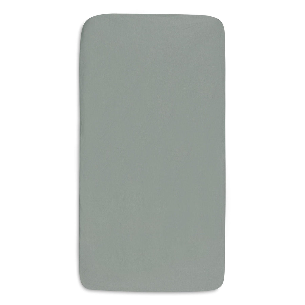 Jollein Hoeslaken Jersey 70/75x140/150cm | Sea Green/Ivory | 2st