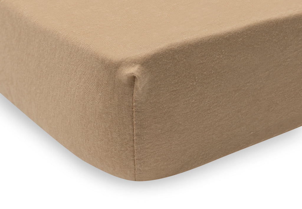 Jollein Hoeslaken Jersey 70/75x140/150cm | Hazel/Oatmeal (2pack)