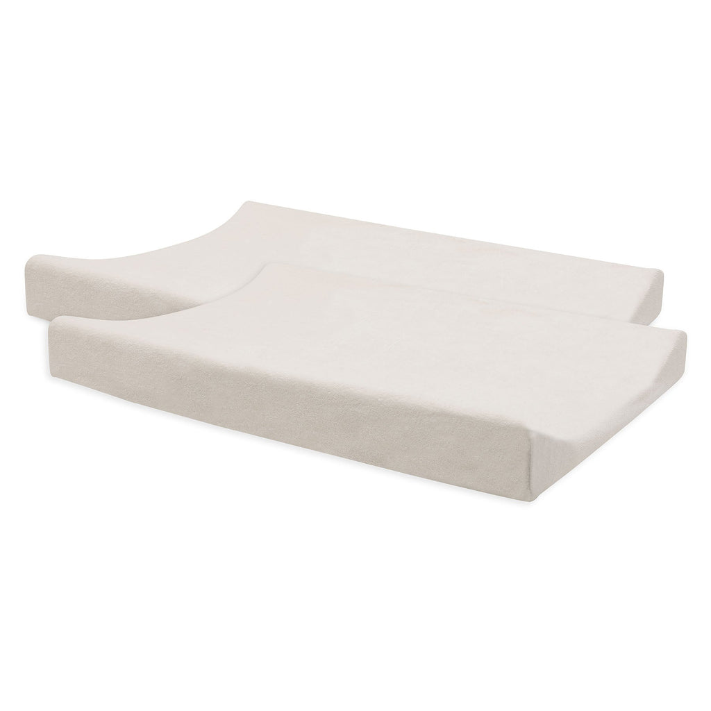 Jollein Aankleedkussenhoes Badstof 50x70cm 2ST | Oatmeal