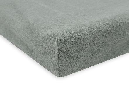 Jollein Aankleedkussenhoes Badstof 50x70cm 2ST | Sea Green/Ivory