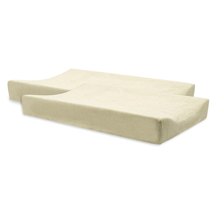 Jollein Aankleedkussenhoes Badstof 50x70cm | Soft Matcha (2pack)