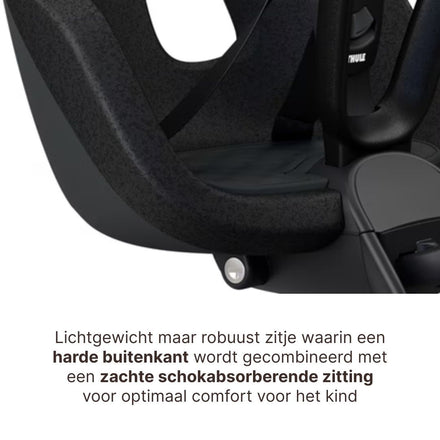 Thule Yepp Nexxt 2 Mini Fietsstoel Voorop I Midnight Zwart