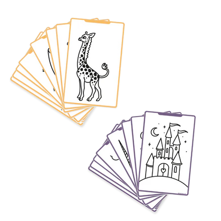 Kidywolf Navulling Voor Kidydraw-Mini Tablet | Once Upon A Time ... Animals