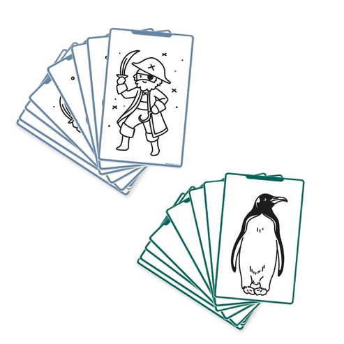 Kidywolf Navulling Voor Kidydraw-Mini Tablet | Dieren Over De Hele Wereld - Oceanen & Piraten