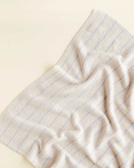 Hvid Deken Harry | Cream/Lilac