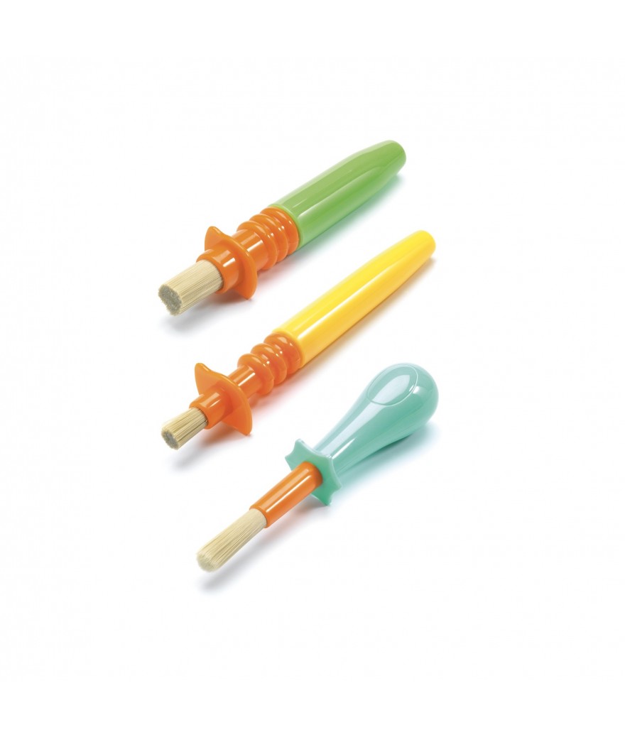 Djeco 3 Ergonomische Verfborstels