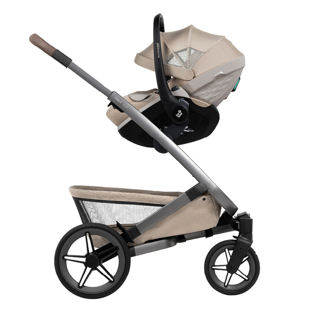 Joolz Autostoel Maxi-Cosi Pebble Slide Pro Sandy Taupe, vooraanzicht