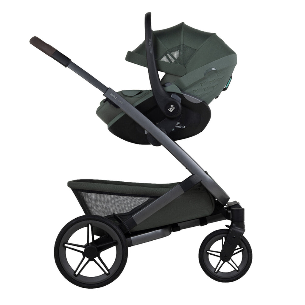 Joolz Autostoel Maxi-Cosi Pebble Slide Pro Forest Green, vooraanzicht