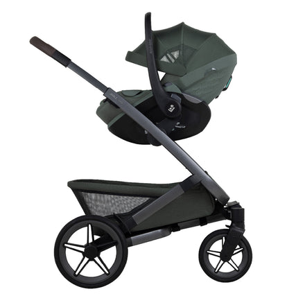 Joolz Autostoel Maxi-Cosi Pebble Slide Pro Forest Green, vooraanzicht