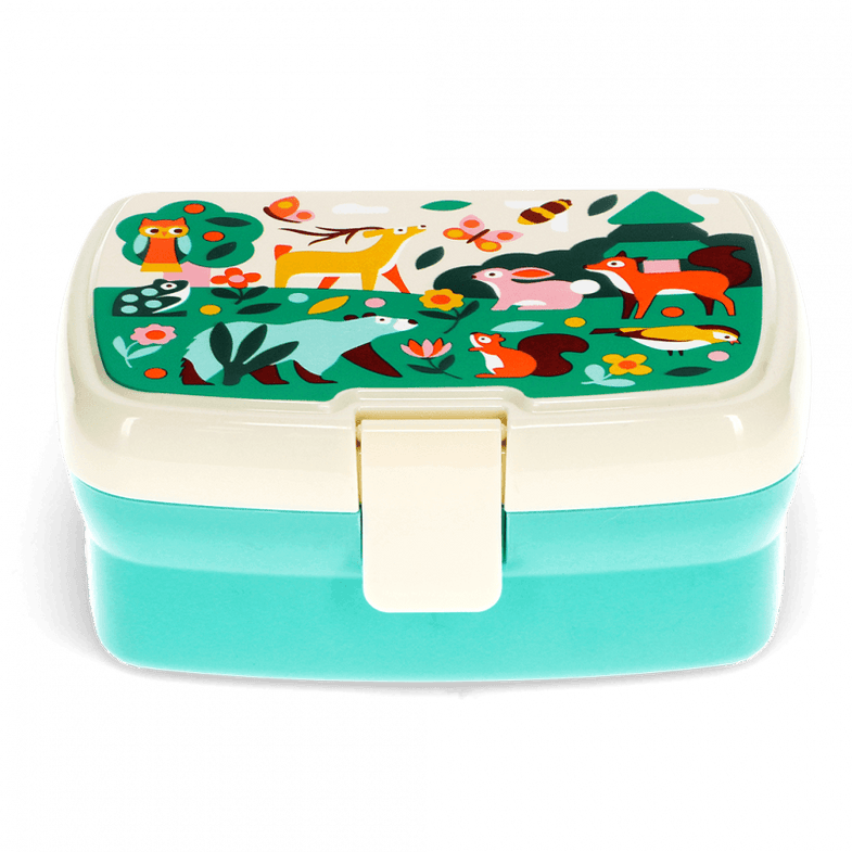 Handige Lunchbox Met Tray | Bosdieren