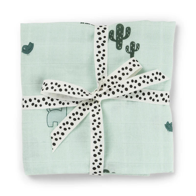 Done By Deer Hydrofiele Doek 120x120cm | Lalee Blue