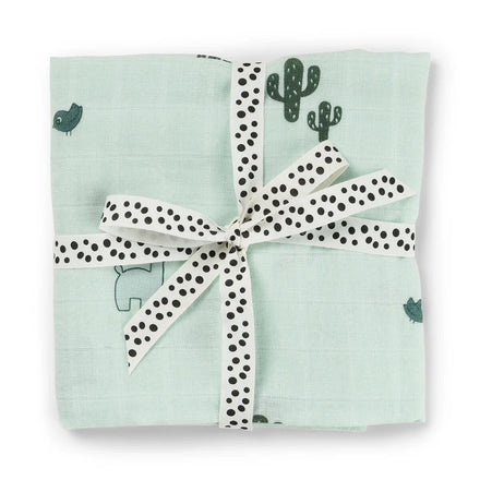 Done By Deer Hydrofiele Doek 120x120cm | Lalee Blue