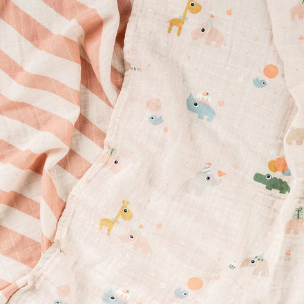 Done By Deer Hydrofiele Doeken 2st | Celebration Powder