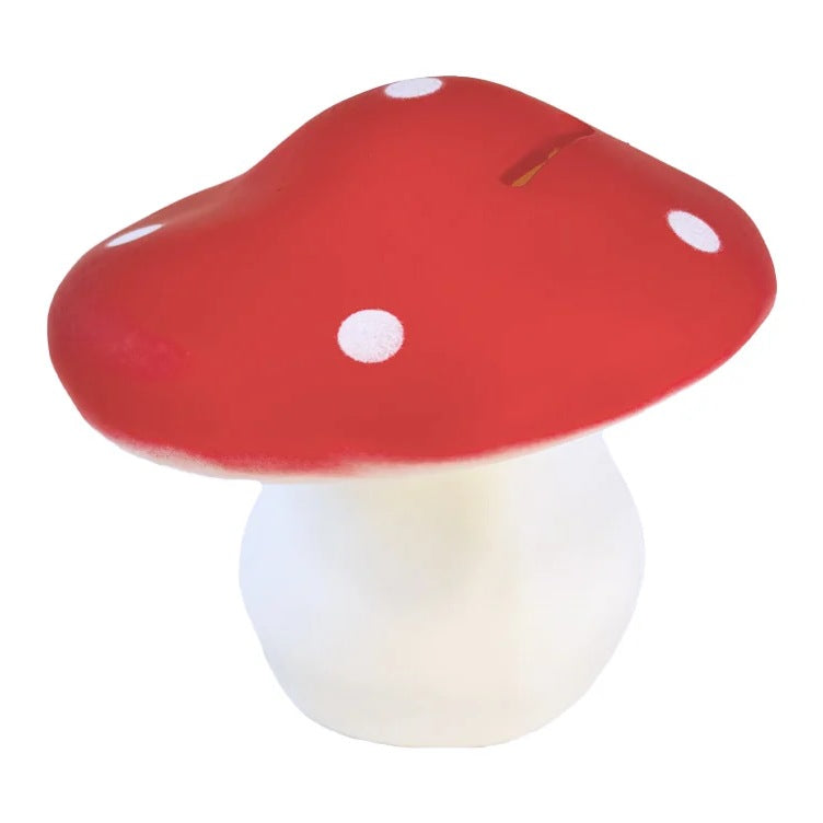 Egmont Toys Spaarpot Paddenstoel in het rood, een blikvanger in de kinderkamer, De Gele Flamingo.