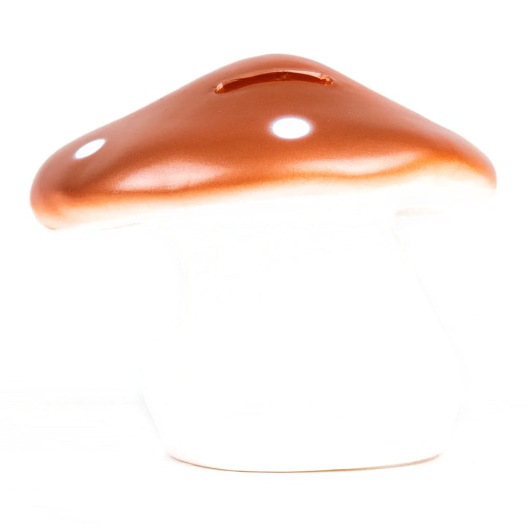 Egmont Toys Spaarpot Paddenstoel in de kleur Copper, sfeervol in de kinderkamer, De Gele Flamingo.