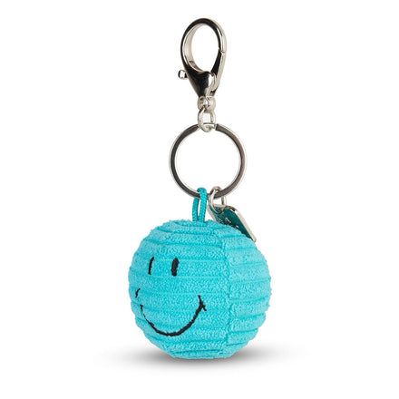 Bon Ton Toys x Smiley Sleutelhanger Eco Corduroy | Blauwgroen