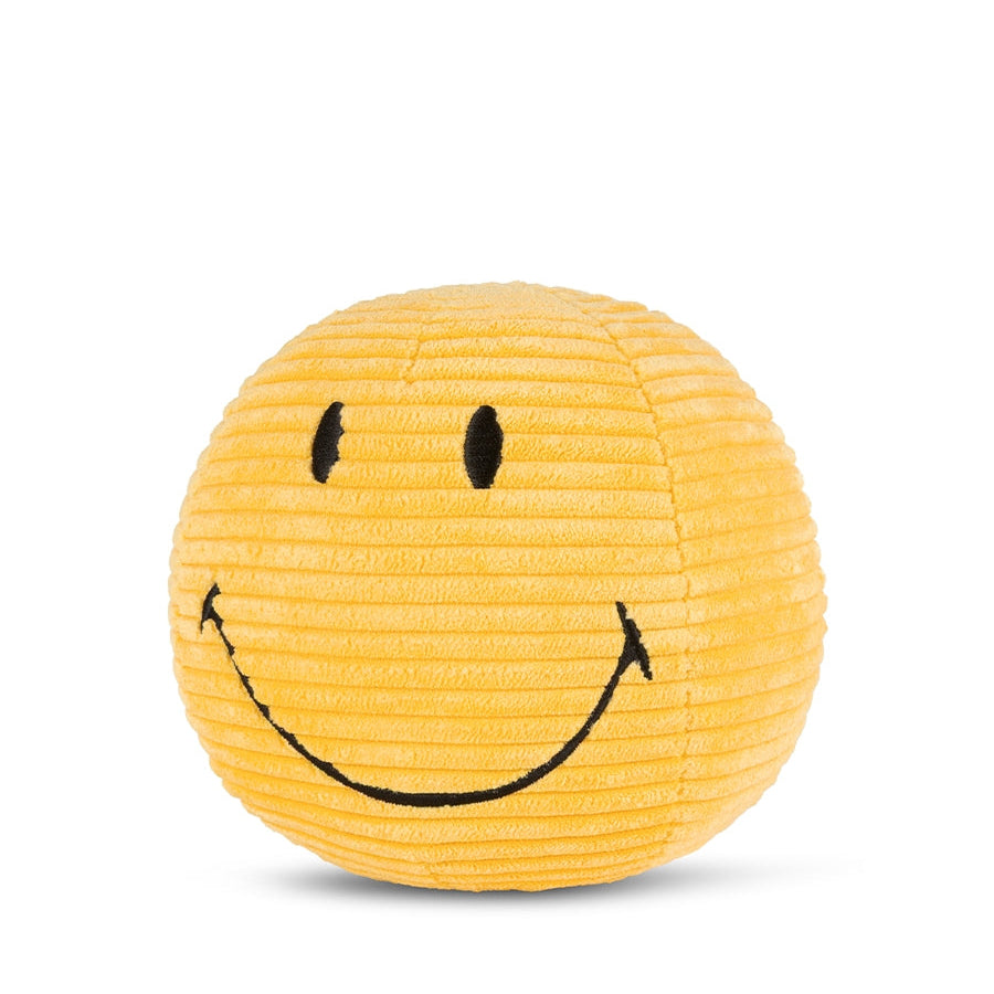 Bon Ton Toys x Smiley Knuffel Eco Corduroy 13cm | Geel