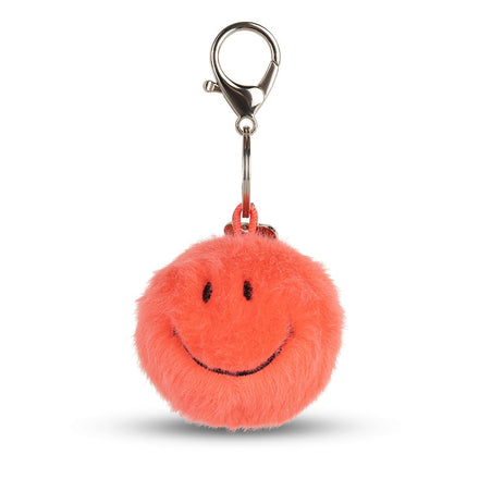 Bon Ton Toys x Smiley Sleutelhanger Eco Fuzzy | Koraal