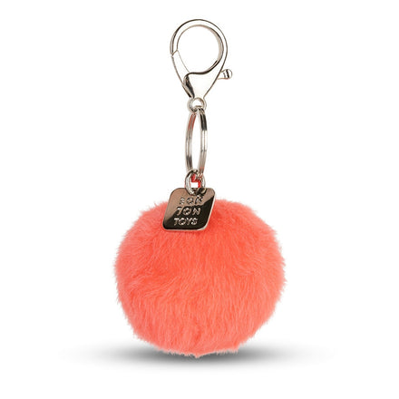 Bon Ton Toys x Smiley Sleutelhanger Eco Fuzzy | Koraal