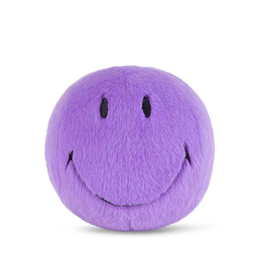 Bon Ton Toys x Smiley Knuffel Eco Fuzzy 13cm | Paars