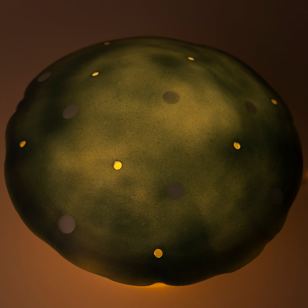 Egmont Toys Nachtlamp Mushroom Medium Natural Teal 20cm