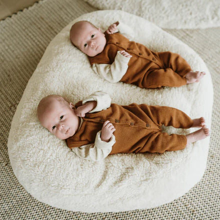 Ilmaha Hoes Voor Relax/Voedingskussen Teddy Tweeling | Ecru