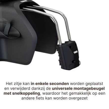 Thule Yepp Nexxt 2 Maxi Fietsstoel Achterop Frame Montage I Mint Green