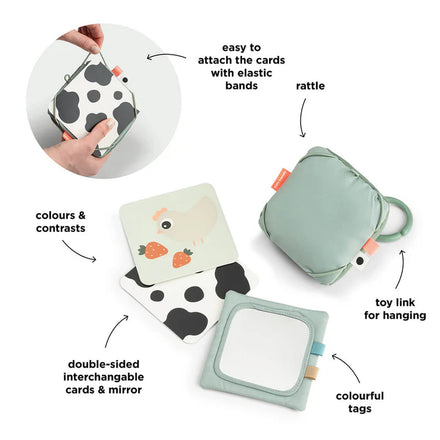 Done By Deer Contrast Speeltje | Tiny farm Green