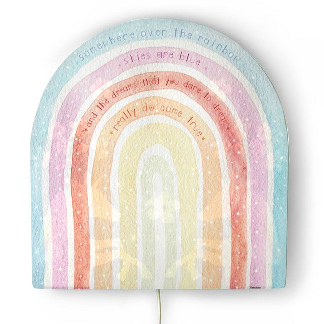 Hartendief wandlamp | Regenboog 35cm