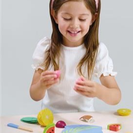 * Tender Leaf Toys Snijplankje Tropisch Fruit