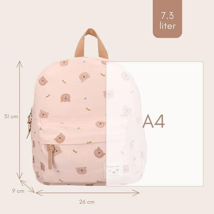 Kidzroom Rugzak 31x26cm | Little Story Beige